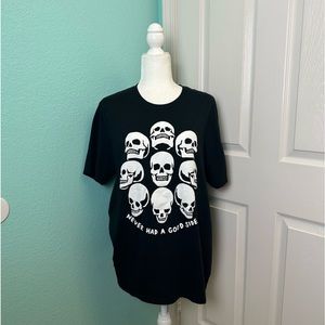 Bella + Canvas Skull ‘Never Had A Good Side’ Tee